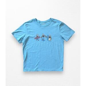 LL Bean Surf Sloths Tee, Size 14/16
